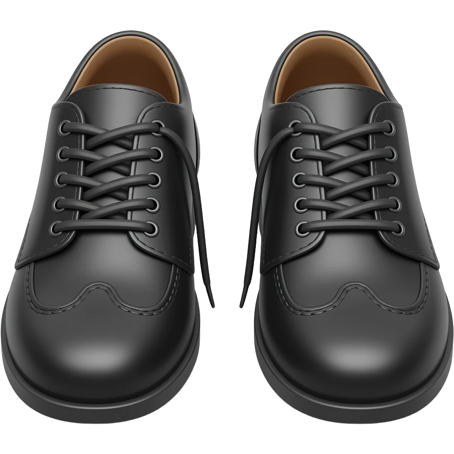 black  shoes emoji