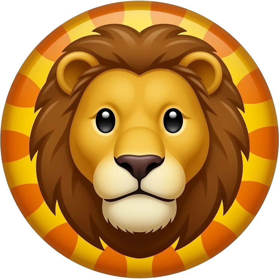 Lion and sun flag emoji