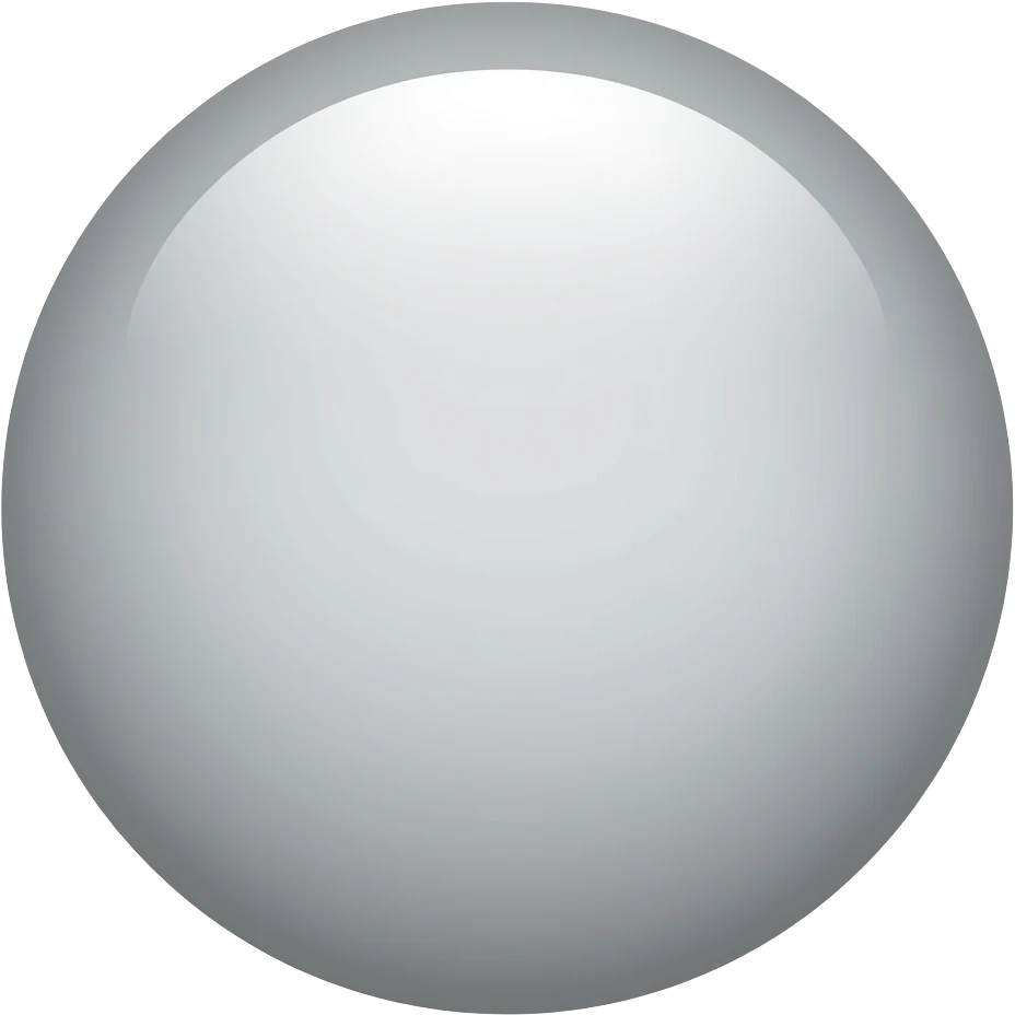 Gray circle emoji