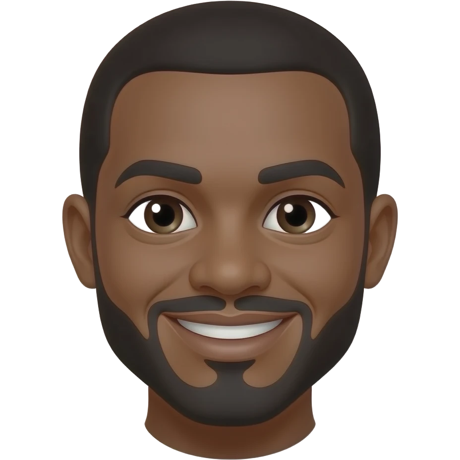Make him African but keep the emoji emoji