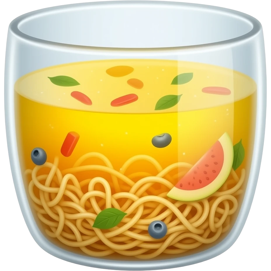 面条果汁 emoji
