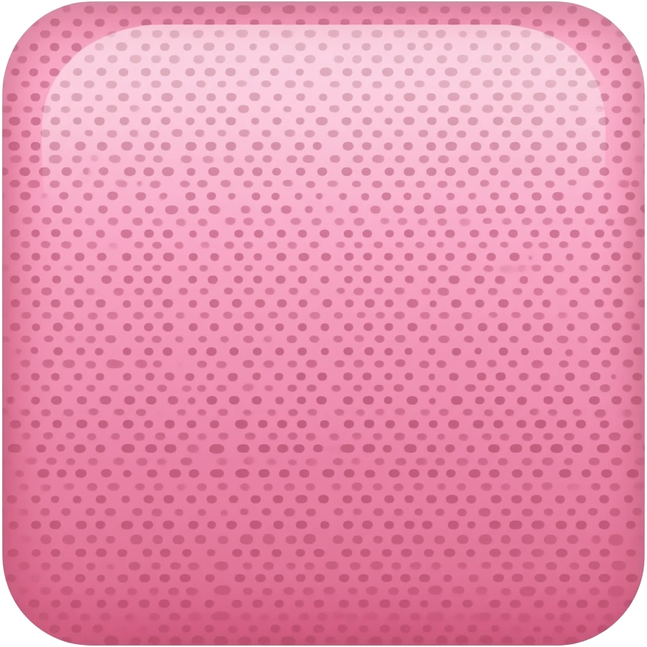 Almuada rosa sin puntos rectangular emoji