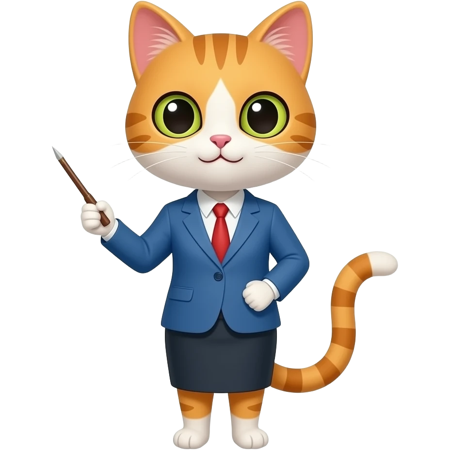 a female teacher cat emoji