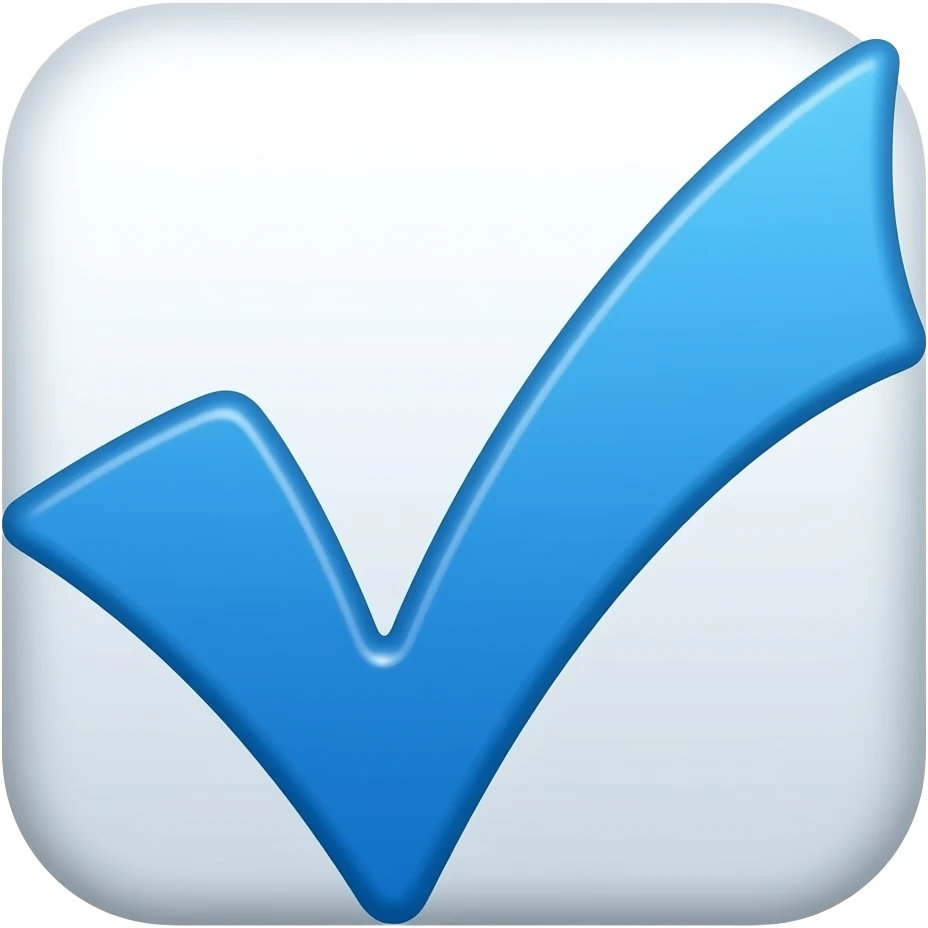 Centang biru emoji