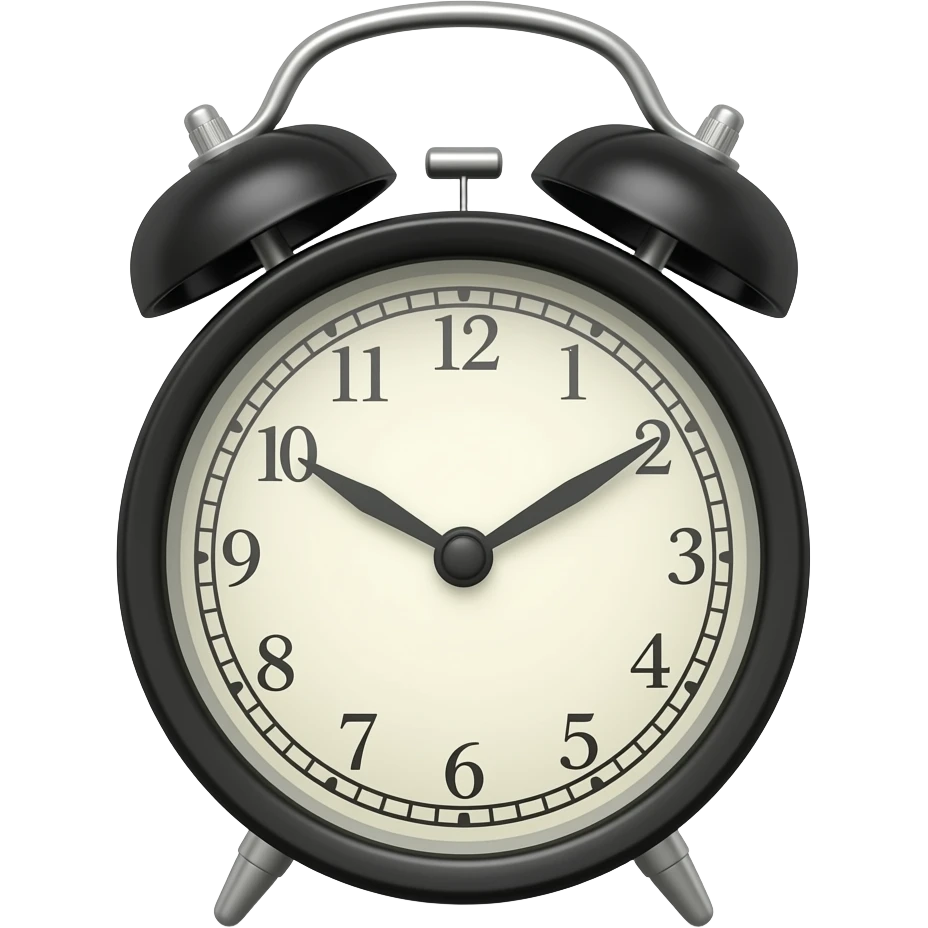 Alarm clock emoji