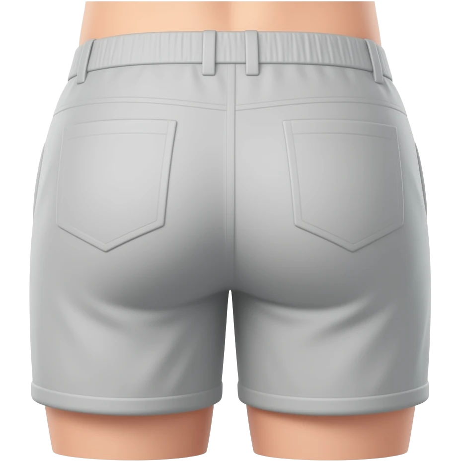 Man shows butt emoji