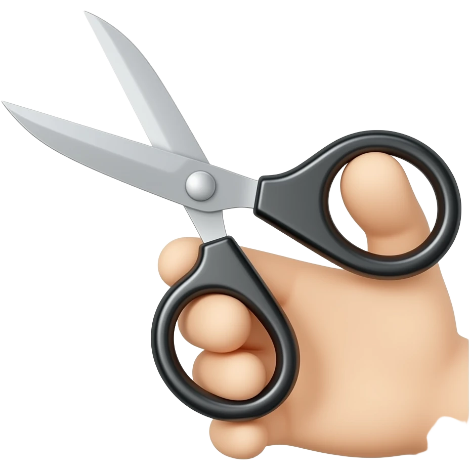 manos tijeras emoji