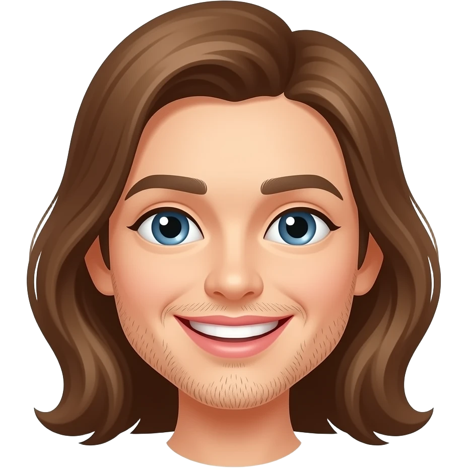 FEMALE SMILEY FACE EMOJI WITH PUBIC HAIR emoji