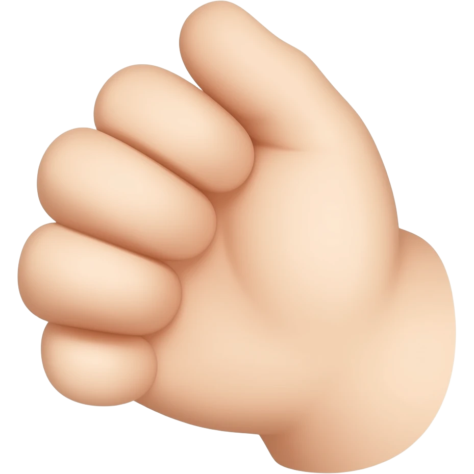 Beating  hand emoji