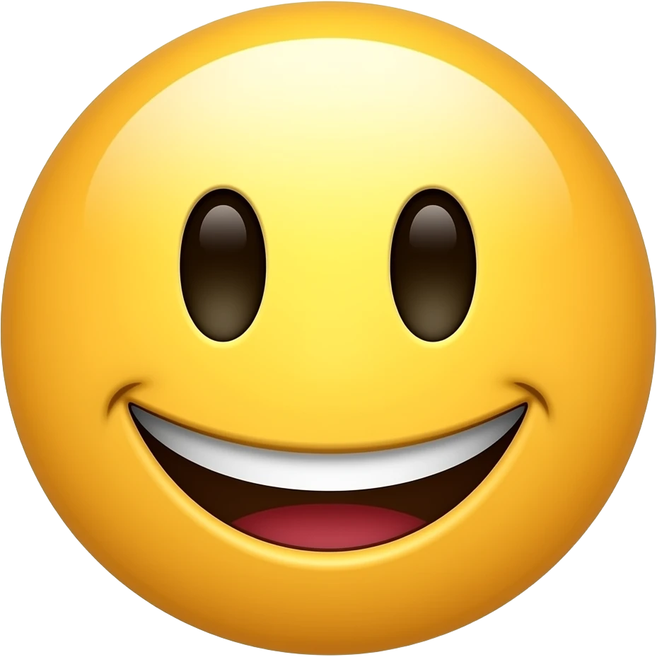Prompt: Crie uma imagem de Transformar Em Um Feliz Estilo IOS Emoji emoji
