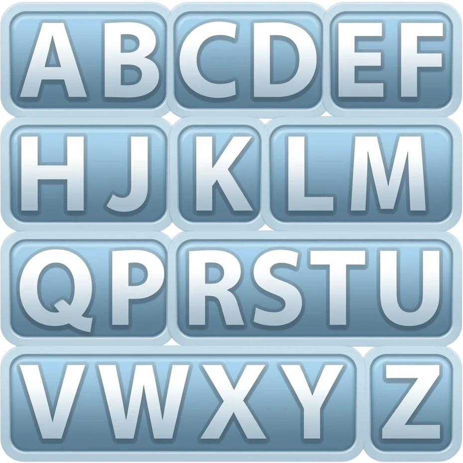 A-Z icon emoji