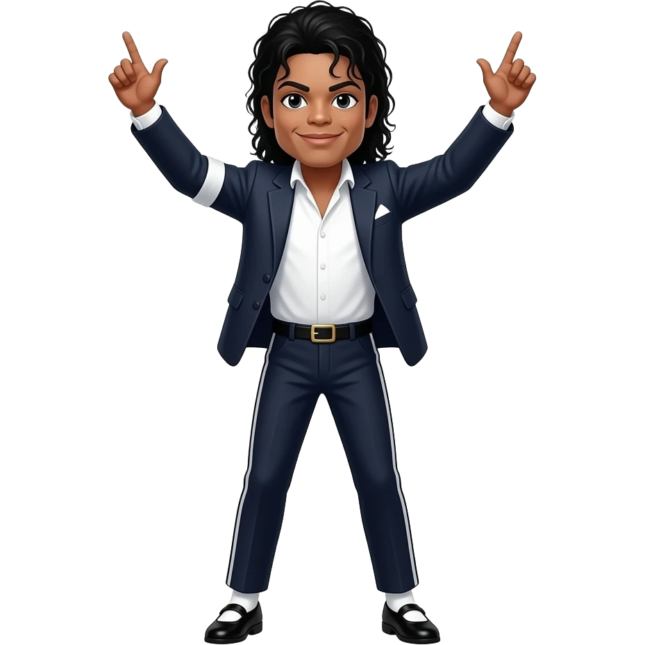Michael Jackson dancing emoji