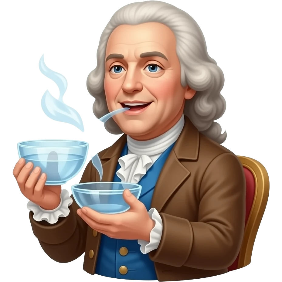 benjamin franklin singing emoji