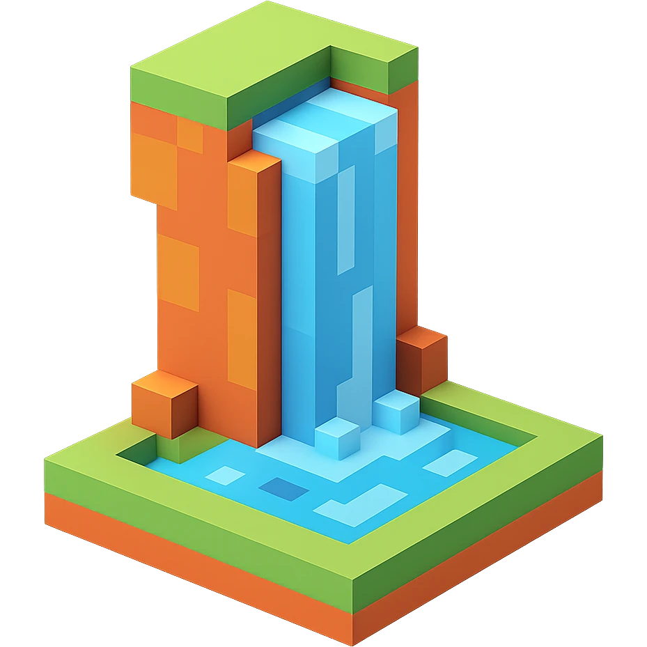 Waterfall emoji