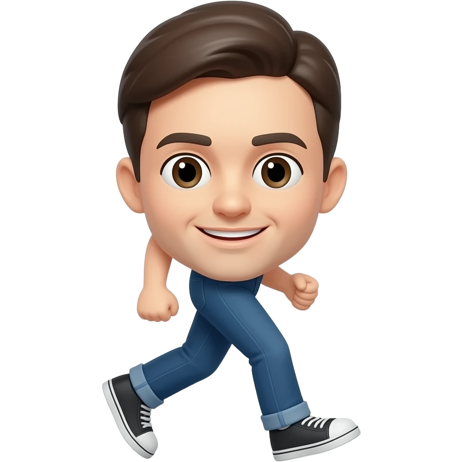 человек идет emoji