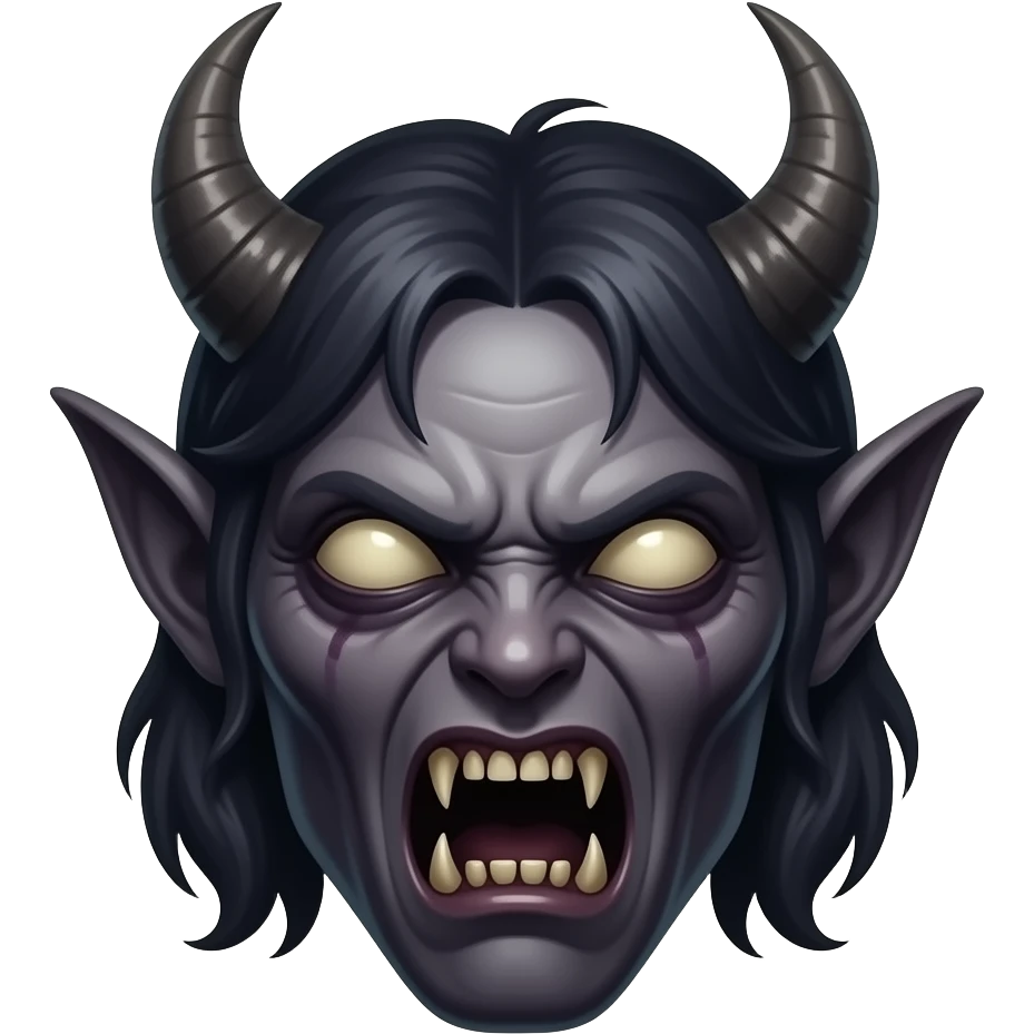 8. Sleep Paralysis Demon    Dark chaotic whispering energy. emoji