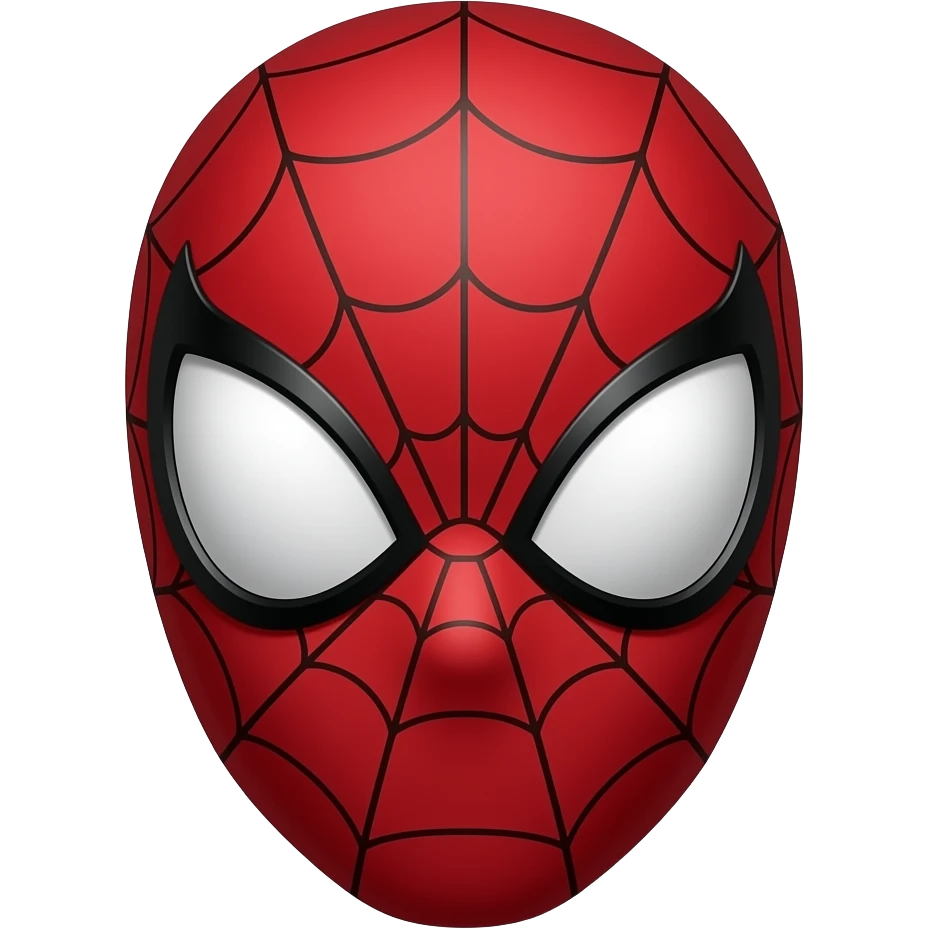 Spiderman rostro emoji