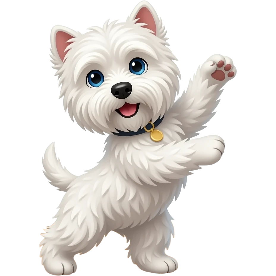 westie salsa dancing emoji