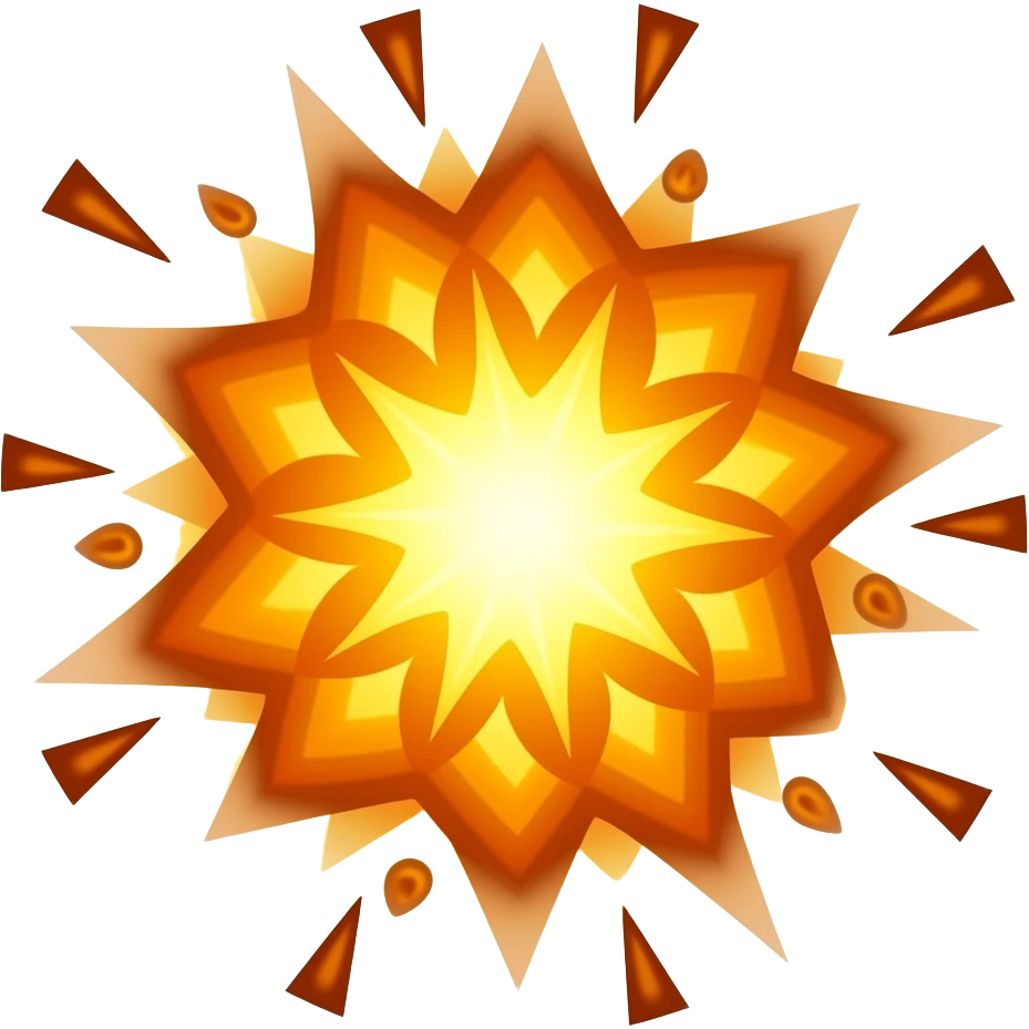 Explosion emoji