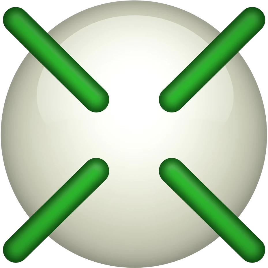 Ping emoji with 4 lines and 4/4 lines are in green colour emoji