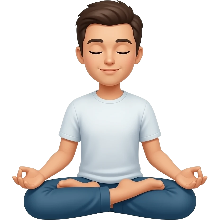 명상하는 사람 emoji