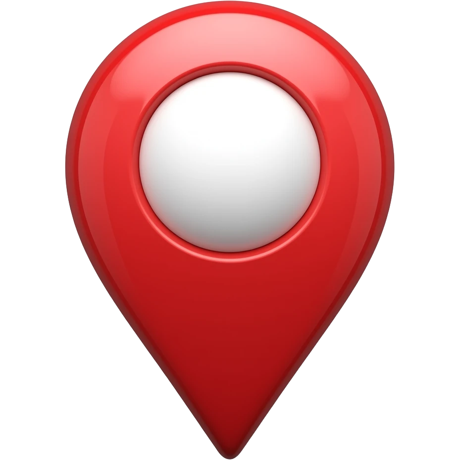 icono de ubicación rojo emoji