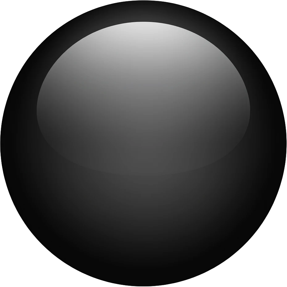Black circle emoji