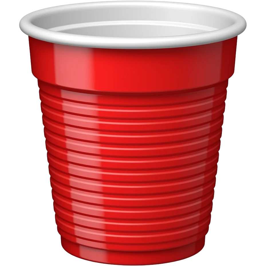 Red Styrofoamcup emoji