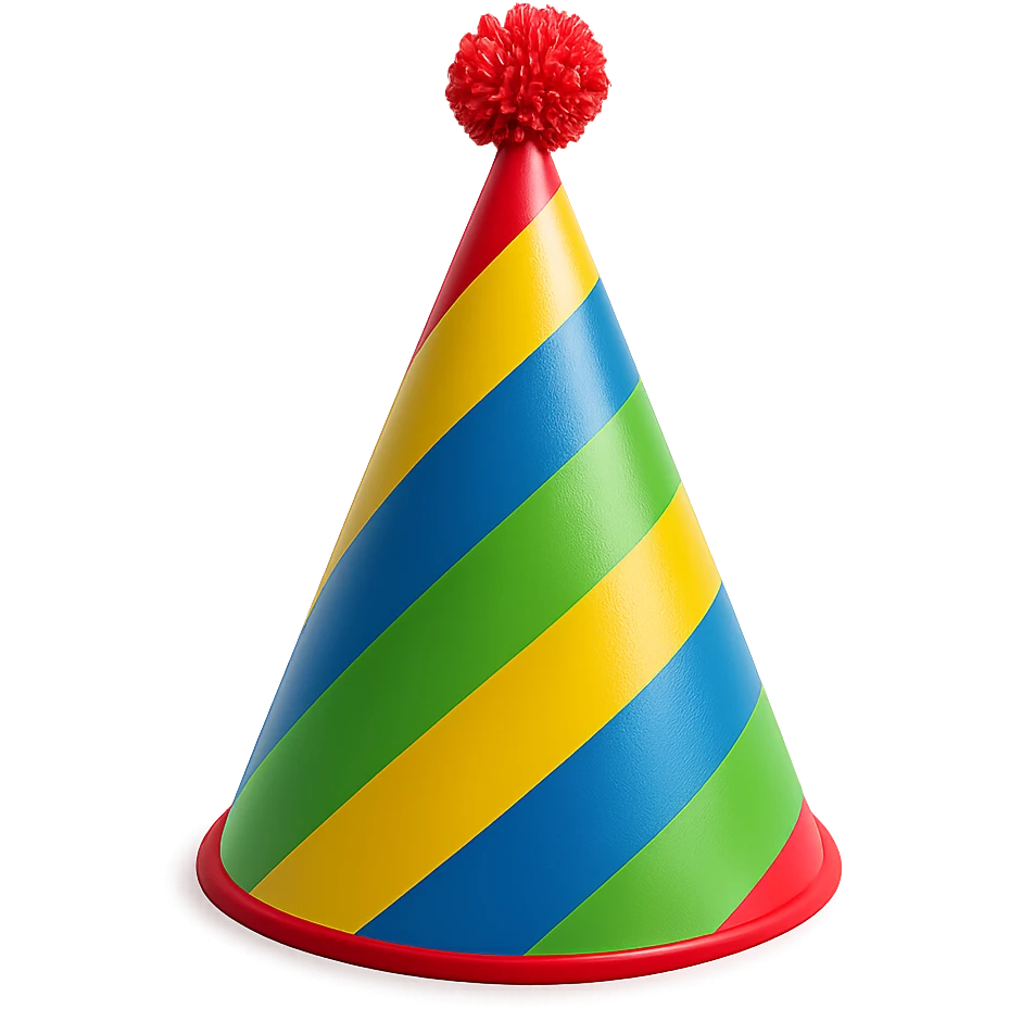 Party hat emoji
