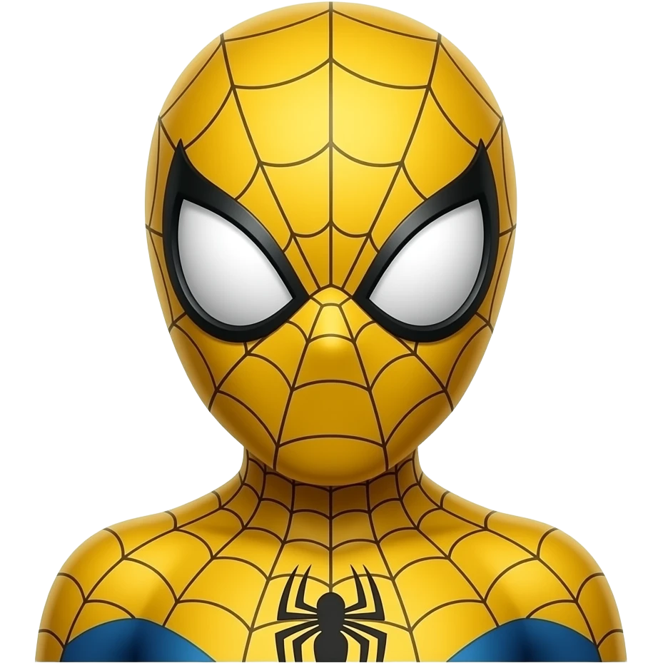 Yellow Spiderman emoji