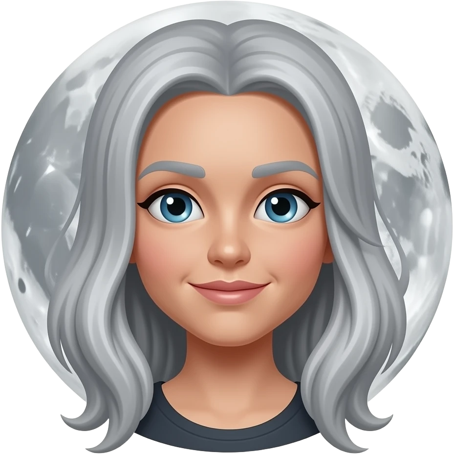 Lua banda emoji