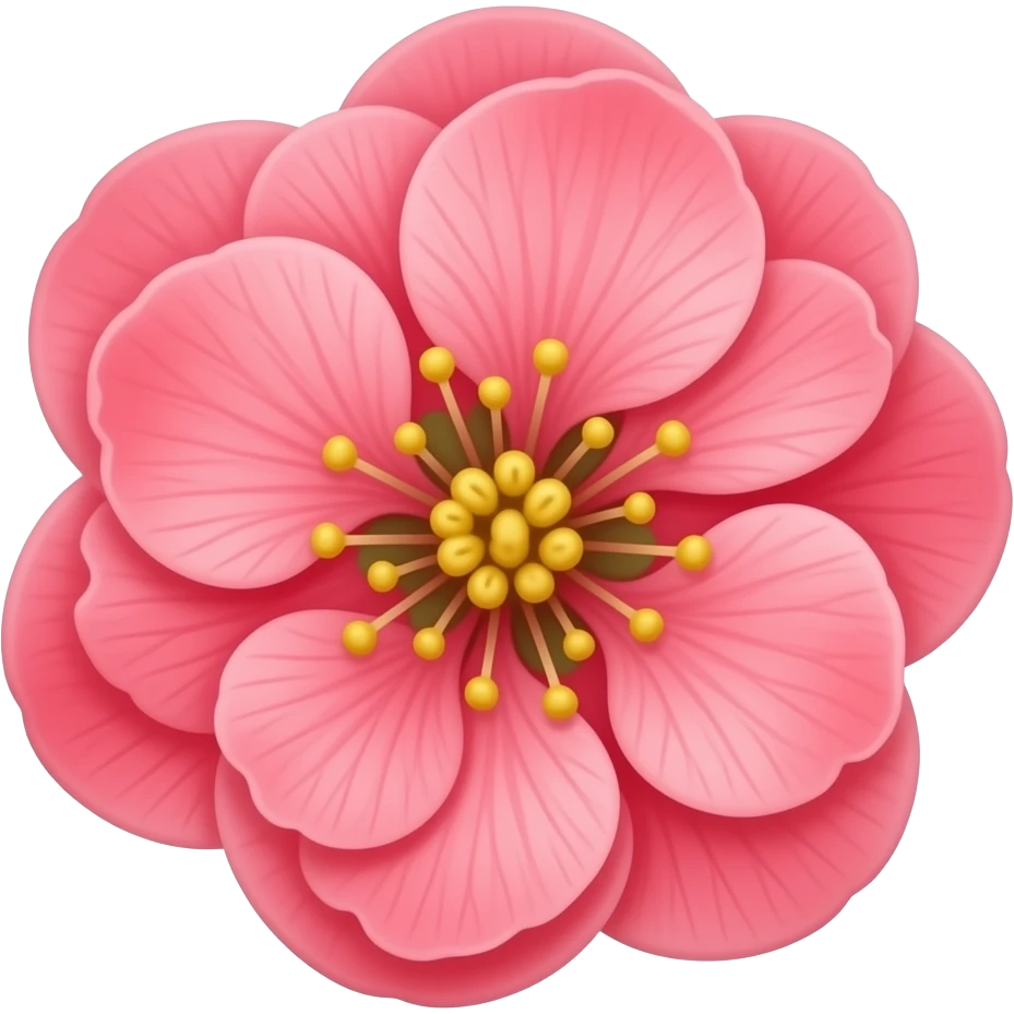 нарисуй цветение Chaenomeles japonica Maulei emoji