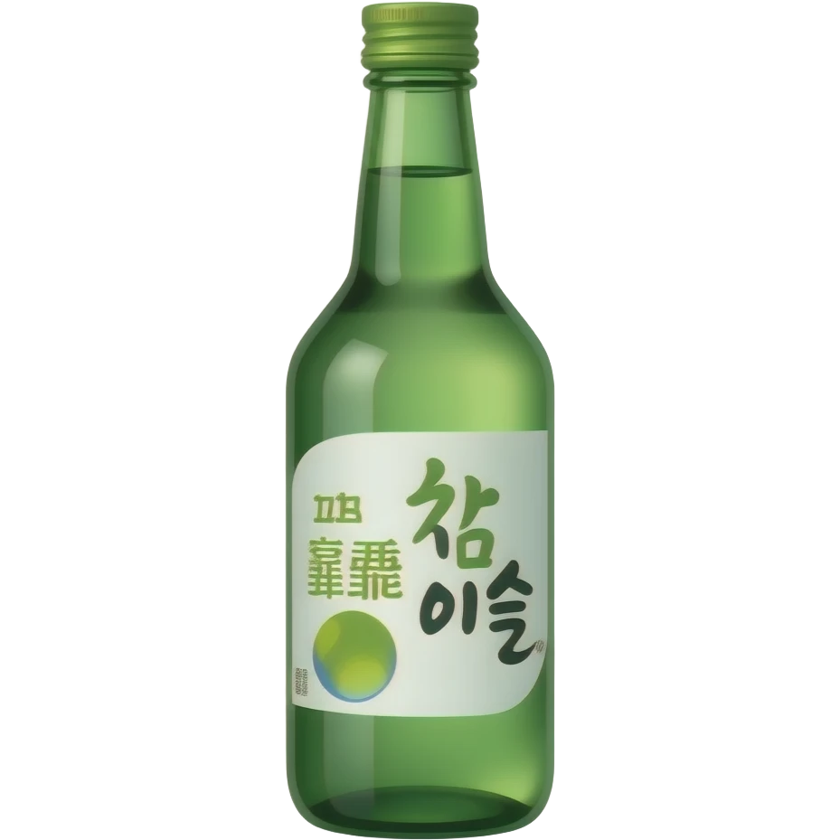 Bottle of Soju emoji
