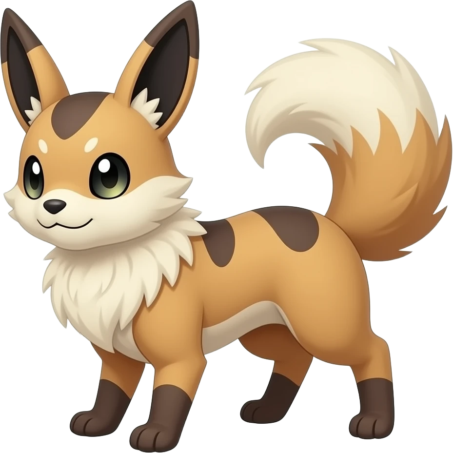 Meowstic-Minccino-Furret-hybrid emoji