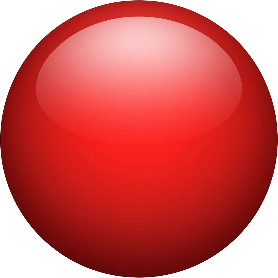 red ball emoji