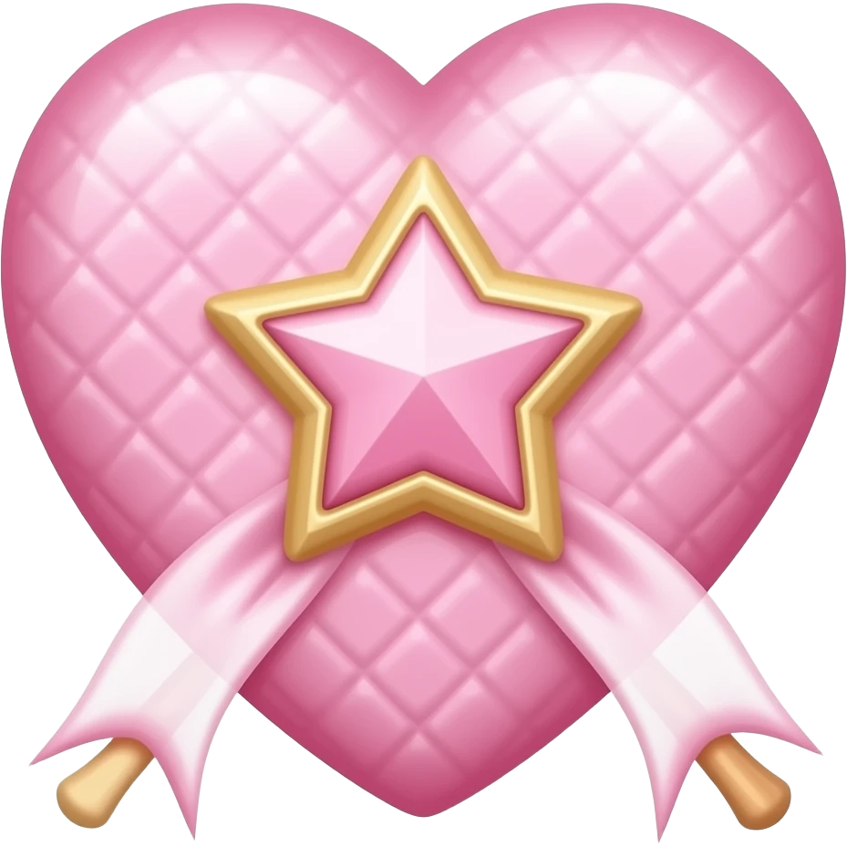 粉紅愛心魔法棒 珠寶  質感 emoji