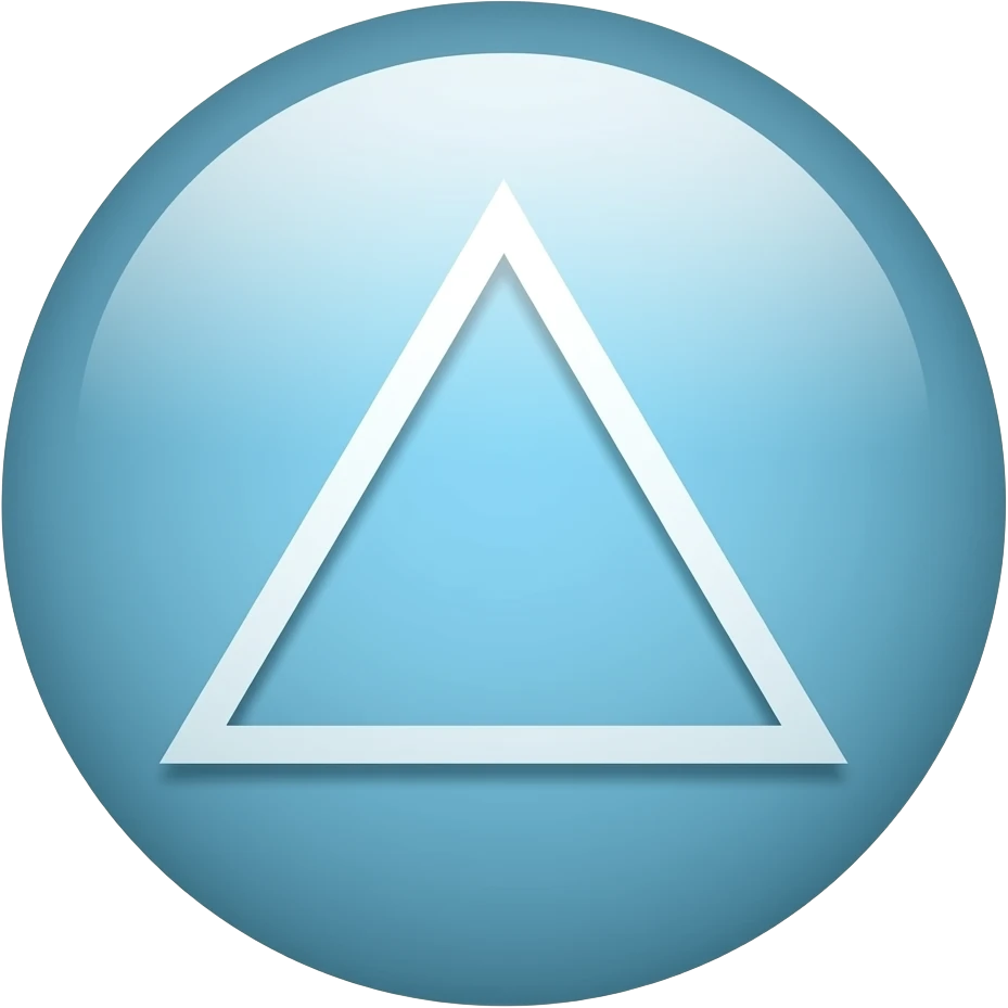 a circle, a rectangular and a triangular emoji