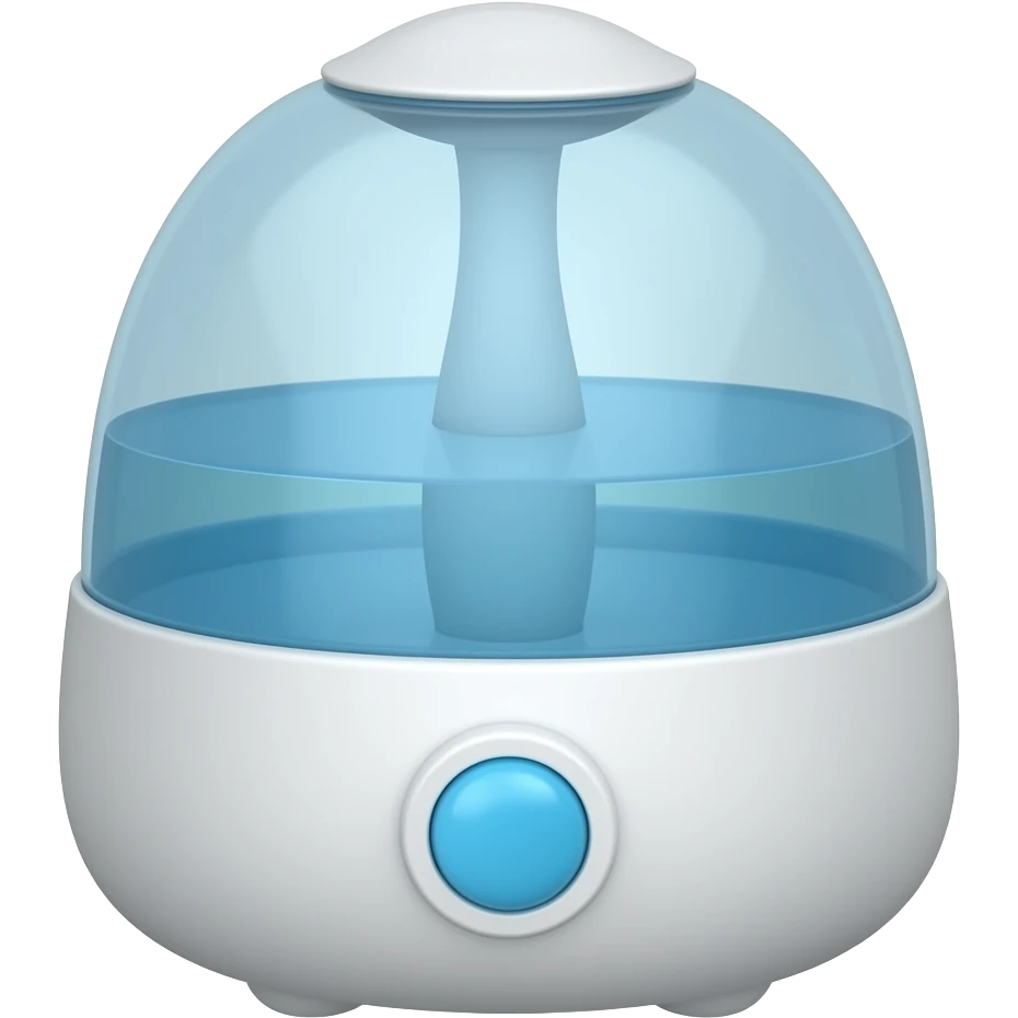 создай 3д иконку увлажнителя, стиль реализм emoji