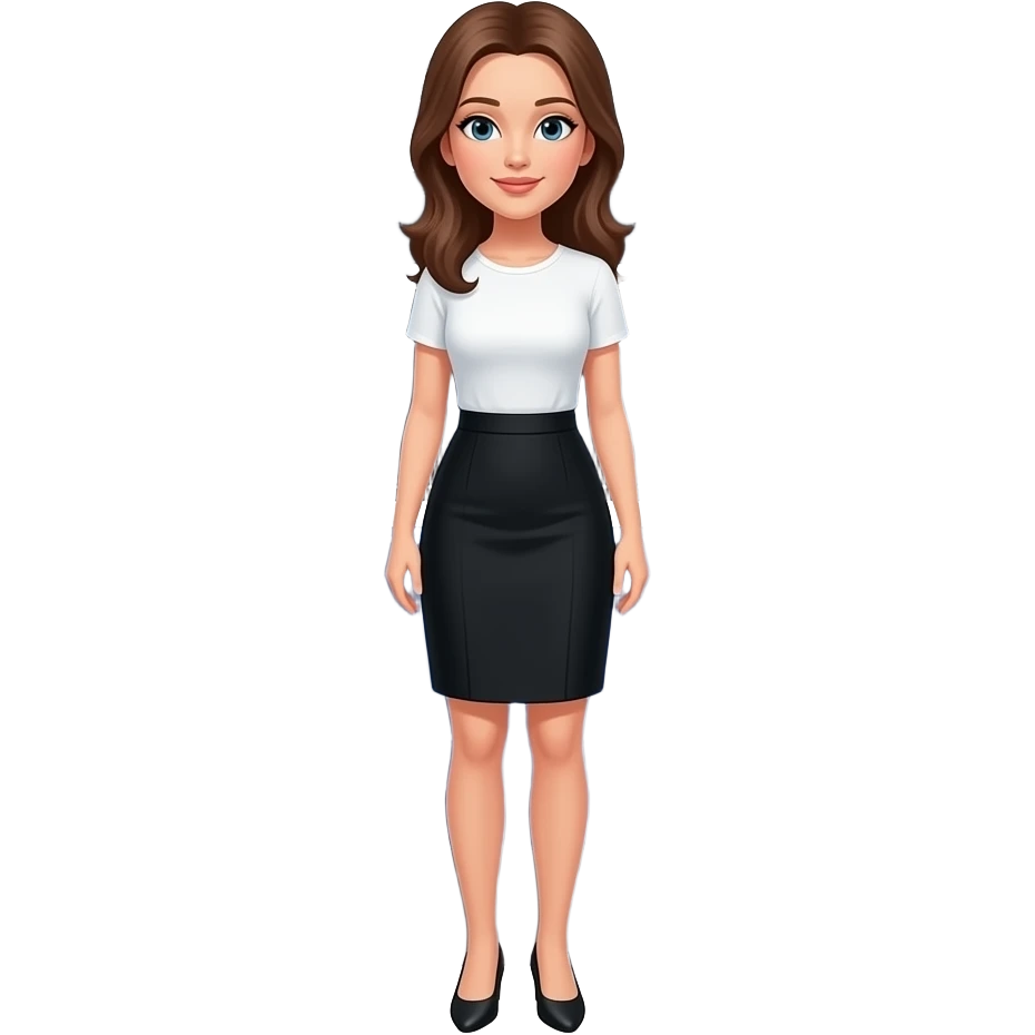 mets-moi les habits de femmes sur la photo jupe noir train emoji