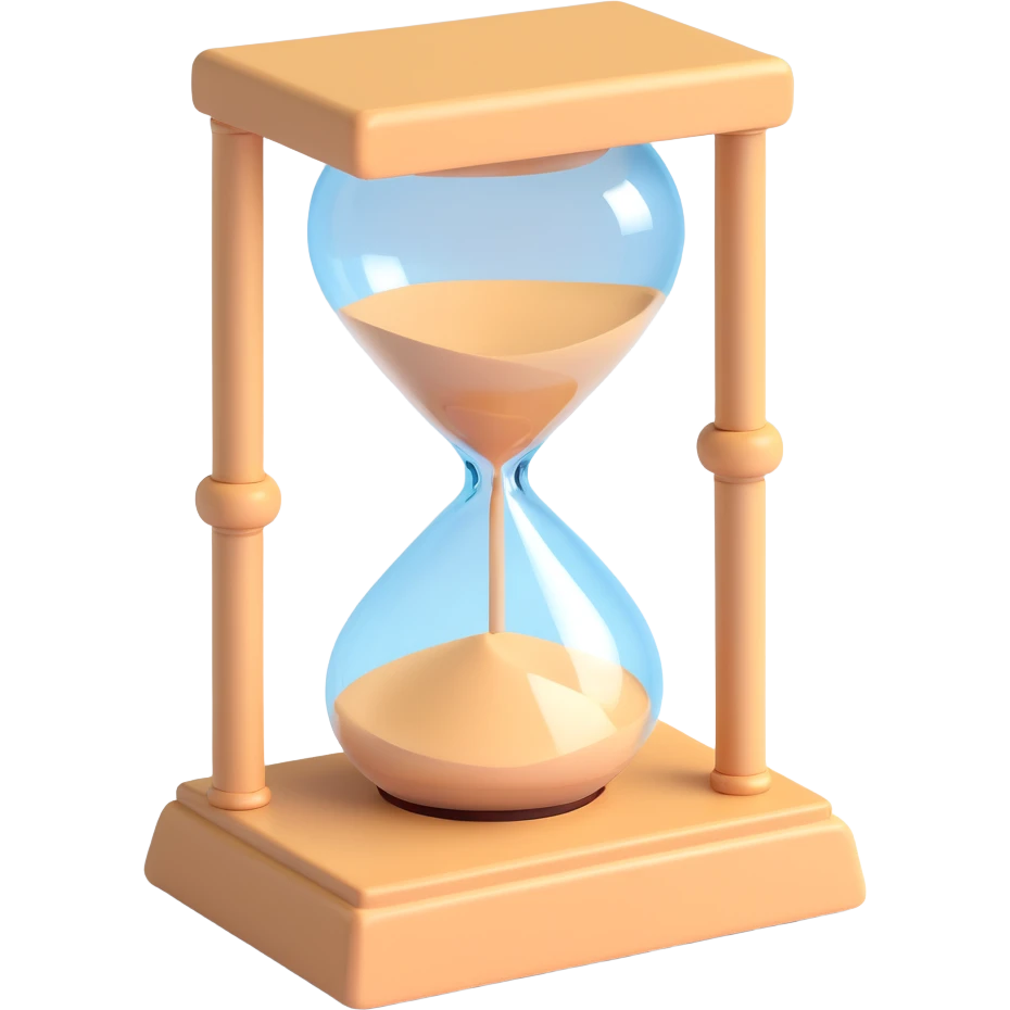 sand clock empty emoji