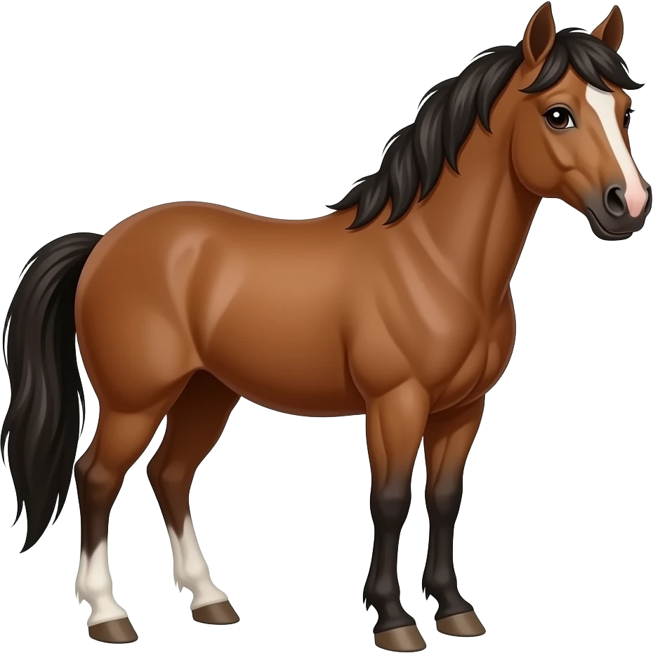 Sexy stallion horse Chav-lad - smiley emoji