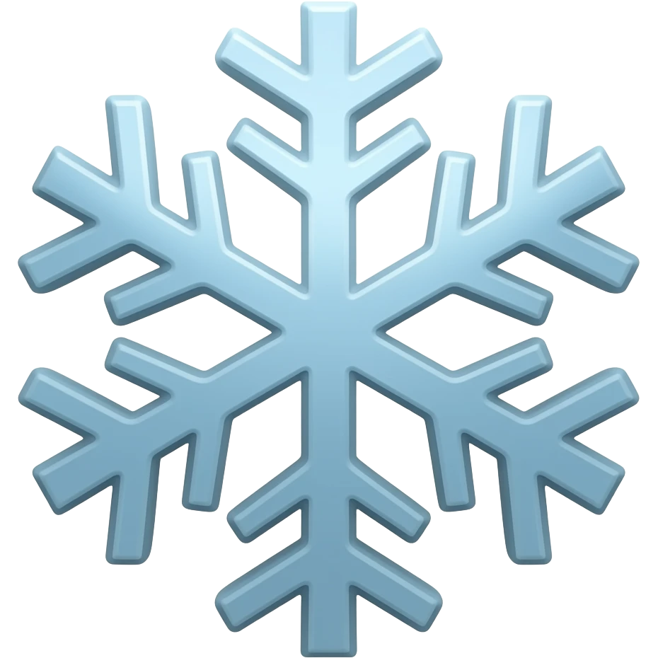 Snowflake emoji