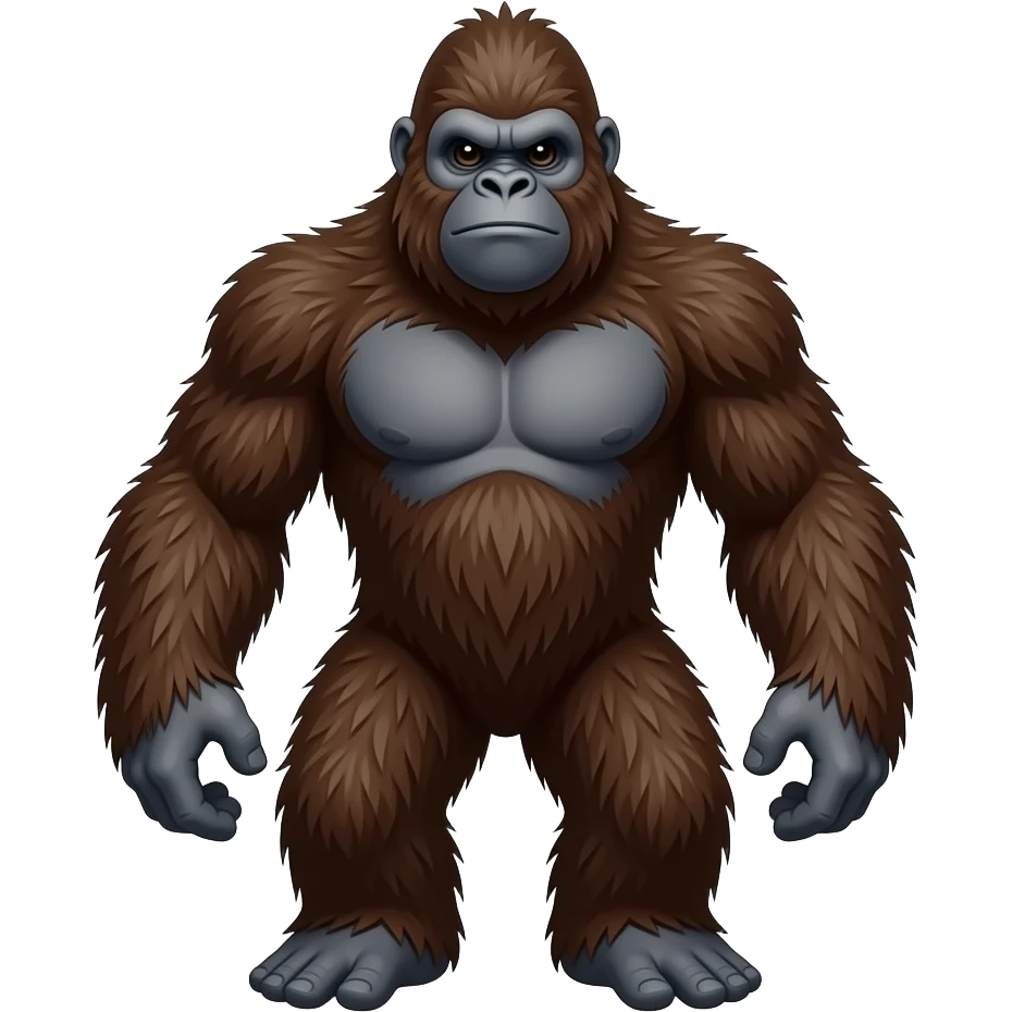 Bigfoot emoji
