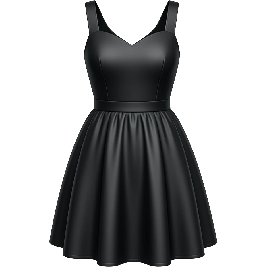 Black dress emoji