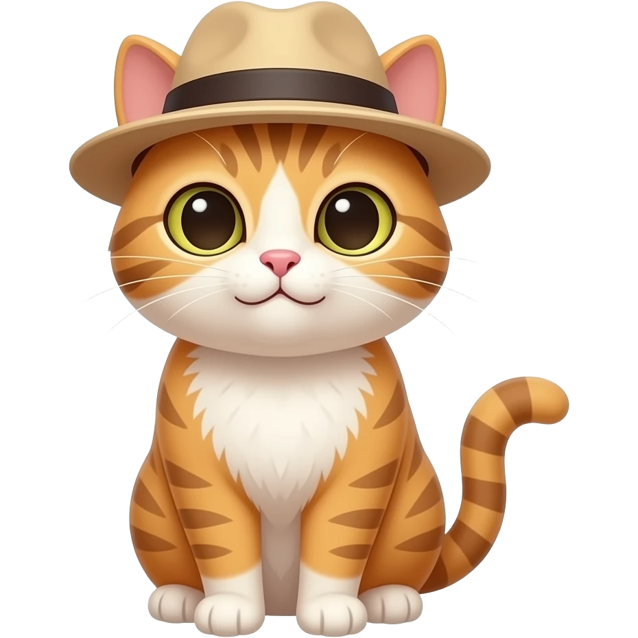 Cat Wareing Hat emoji