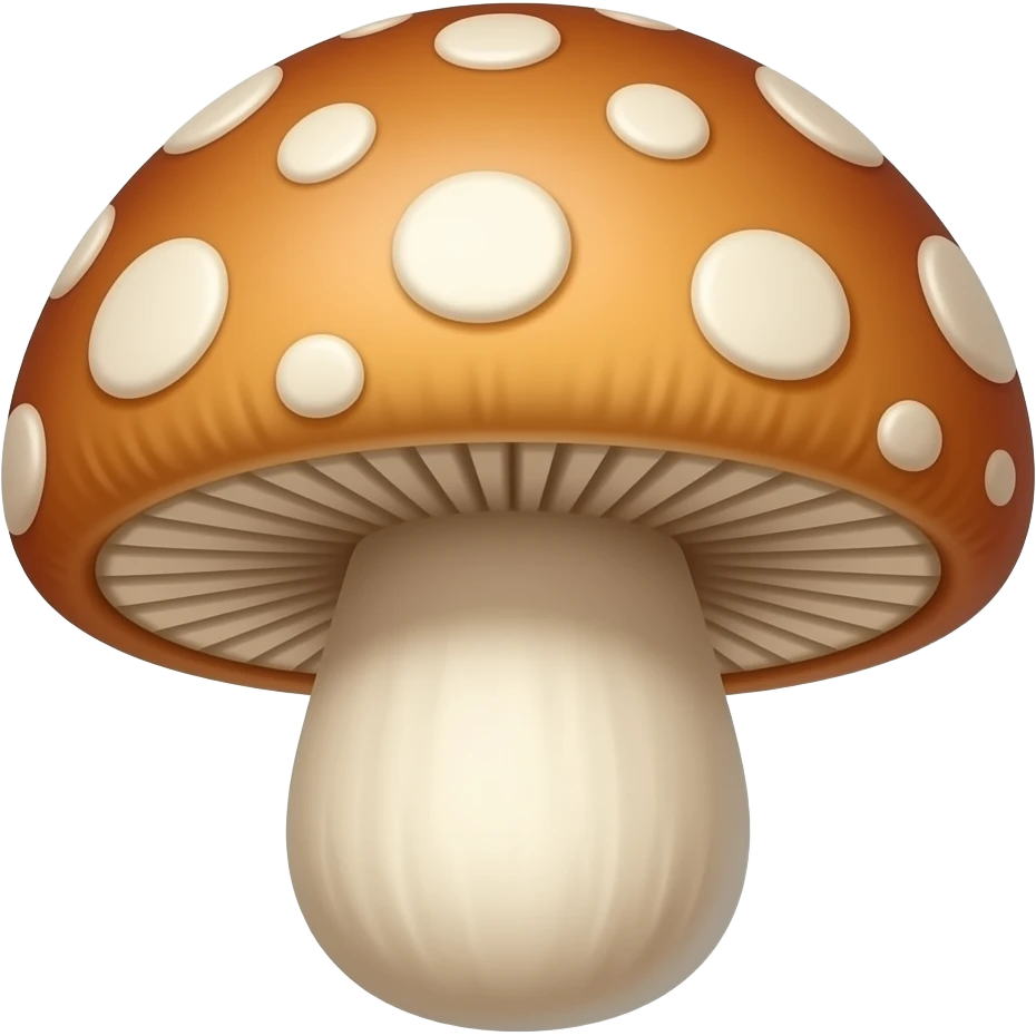 Mushroom cinematic realistic emoji