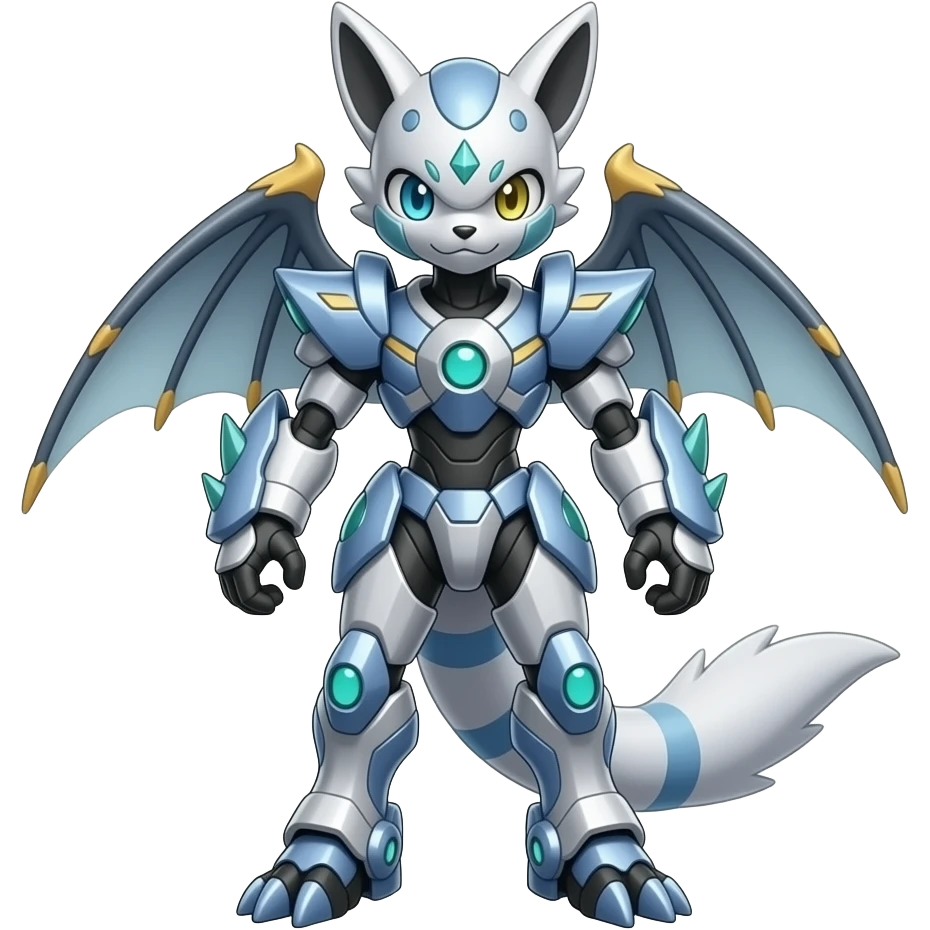Axew-Larvesta-Latios-Genesect-Exveemon-Digimon-hybrid emoji