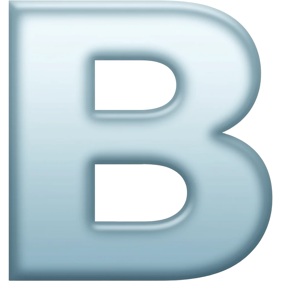 B emoji