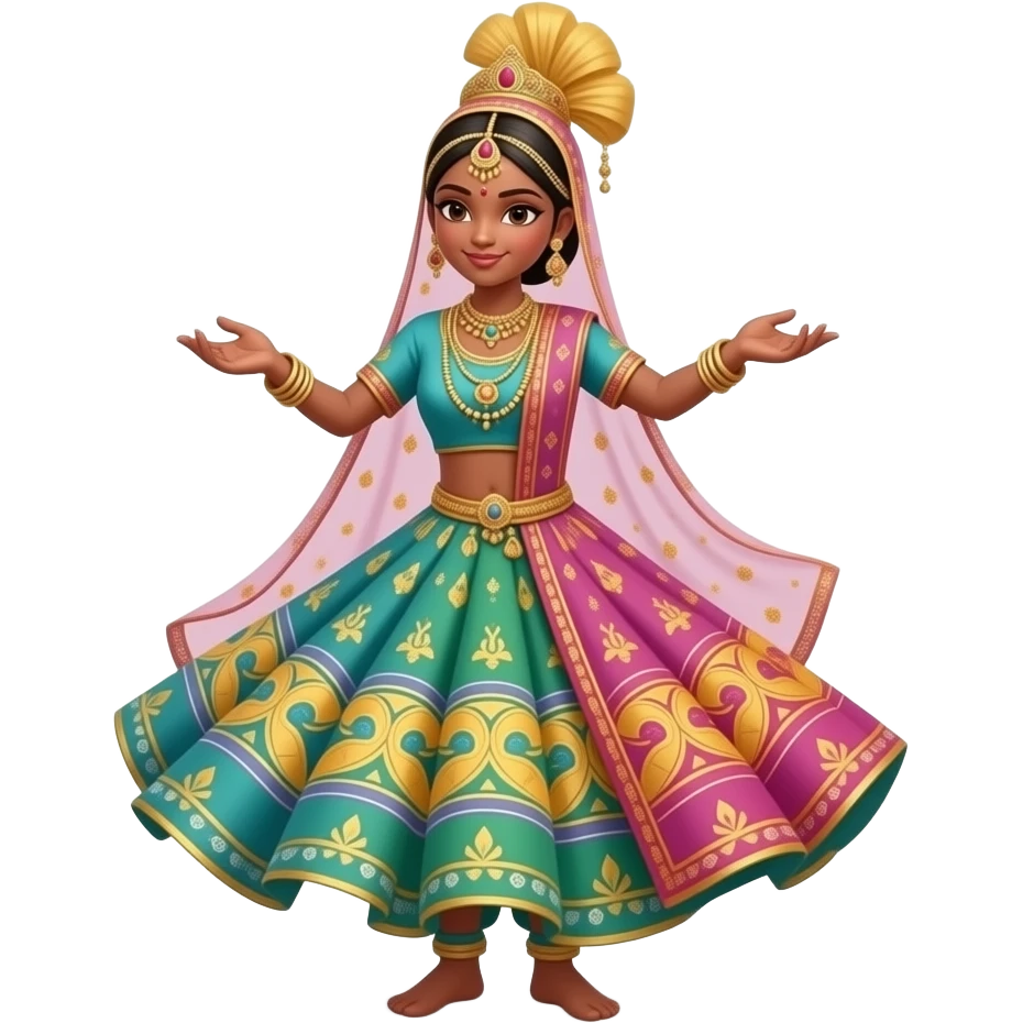 Garba festival emoji