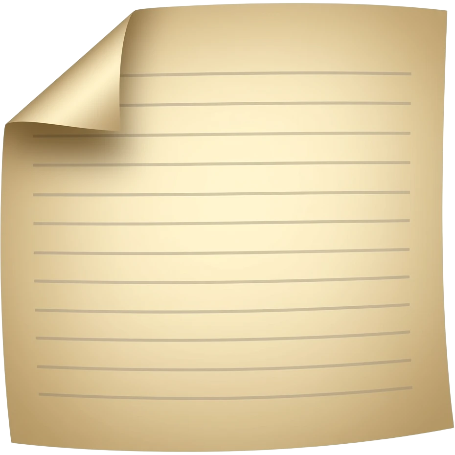 a paper message emoji
